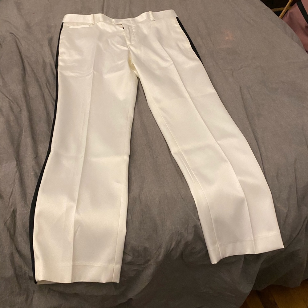 White Tuxedo pants